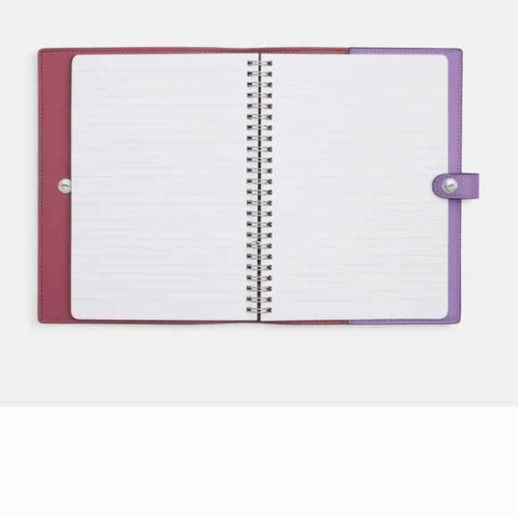 NWT Coach Notebook and Pencil Case PURPLE IRIS - Picture 2 of 4